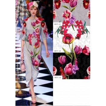 Коприна Dolce & Gabbana с лалета